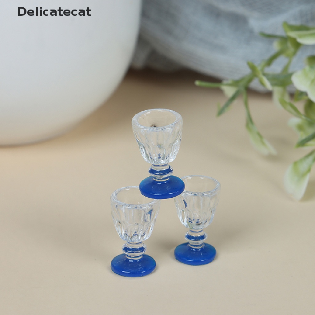 Bộ 4 Ly Bia mini Trong Suốt Trang Trí Nhà Búp Bê
