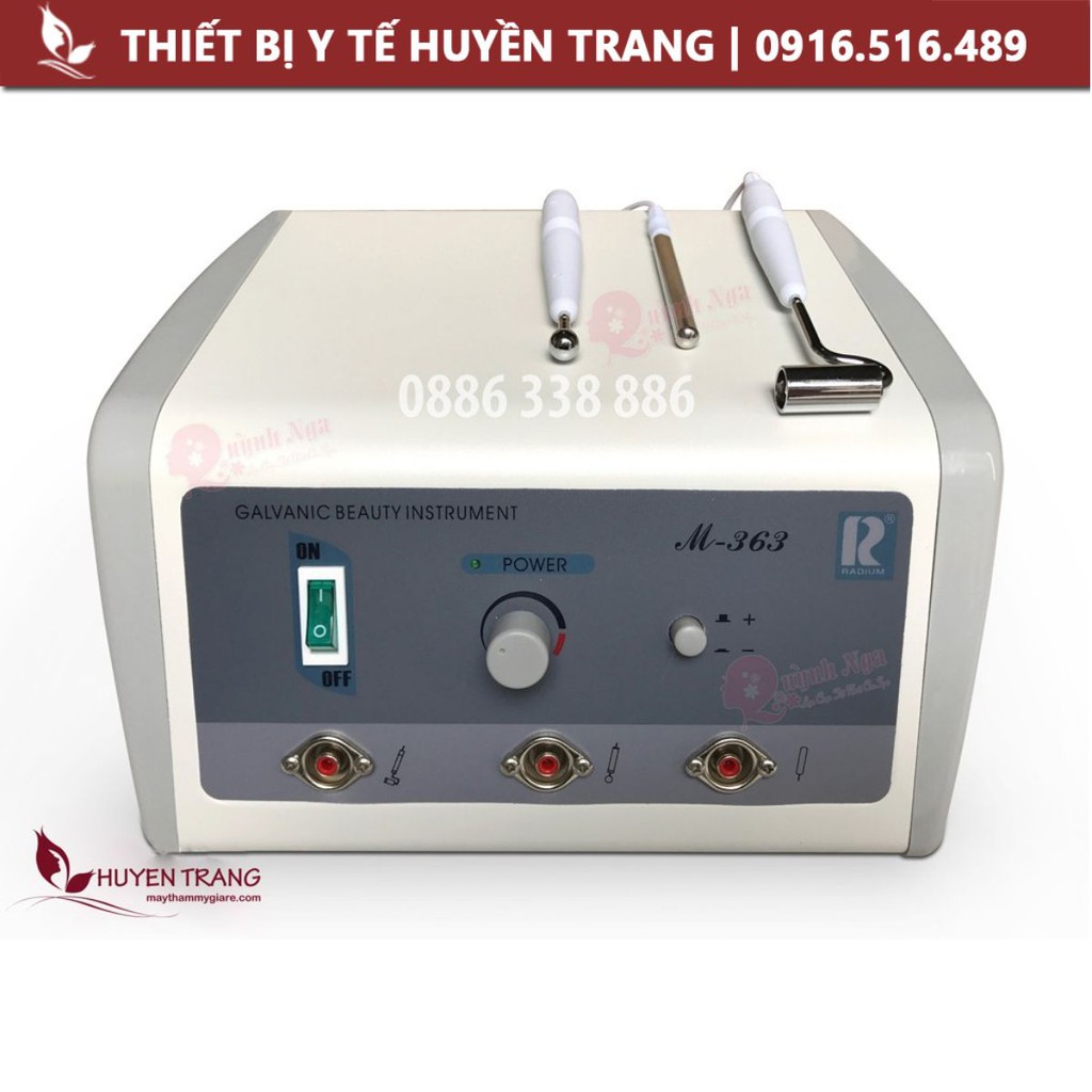 Máy điện di galvanic M363 chuyên dùng trong spa