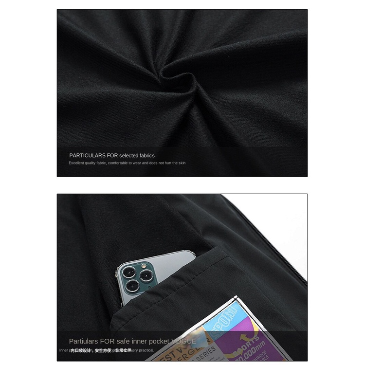 The North Face Áo Khoác Hoodie Màu Trơn Chống Thấm Nước Thời Trang Xuân Thu Cho Nam