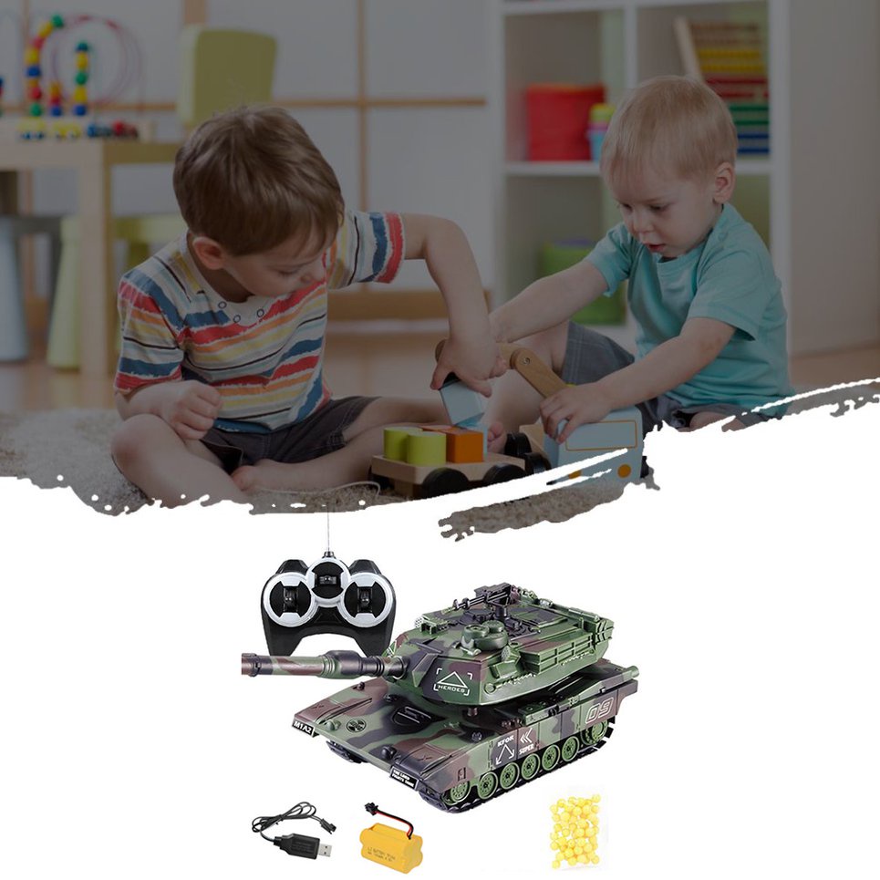 Remote Control Tank Wireless Off-Road Remote Control Tank Toy Tank Model