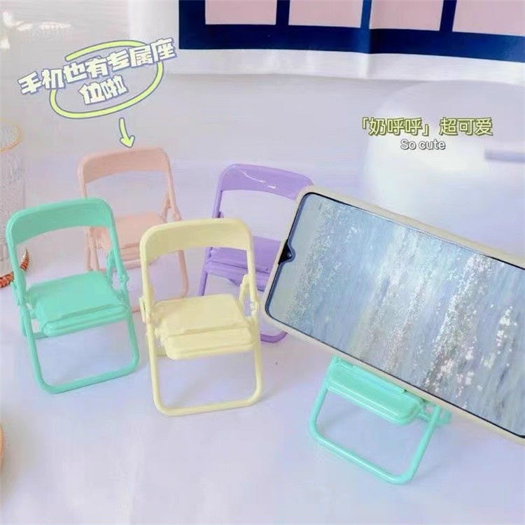 Kệ Đỡ Điện Thoại Để Bàn Hình Chiếc Ghế Ngộ Nghĩnh Cute Decor Bàn Học Giá Để