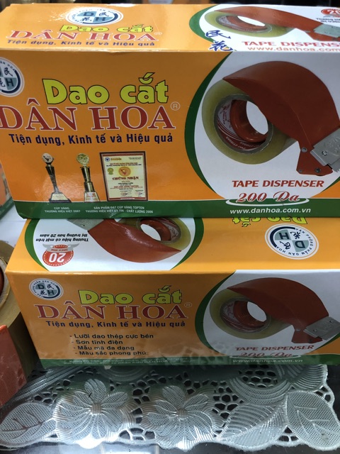 Cắt băng dính Dân hoa size 5 cm  - Sắc bén, tiện dụng, dễ sử dụng