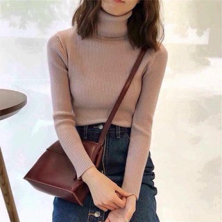Áo len cổ lọ siêu ấm, siêu mềm mặc hàng ngày, thờ trang giữ ấm mùa đông