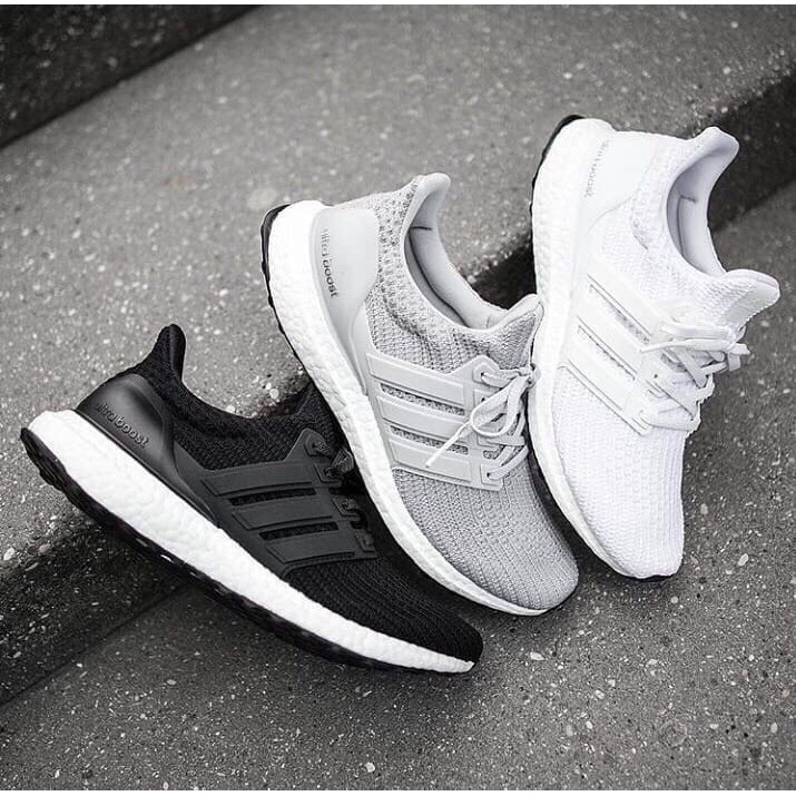 Giày ultra boost đen, trắng, xám size Nam Nữ