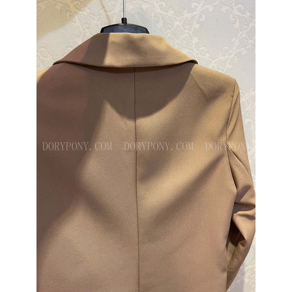 BEST SELLER - Áo Khoác Blazer Nâu, Đen DORYPONY BRITISH CASUAL COAT – AK049  - Basic style 2 lớp có đệm vai