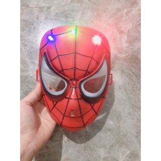 Đồ chơi mặt nạ siêu nhân spidermen có 3 đèn 3 nấc ánh sáng siêu đẹp