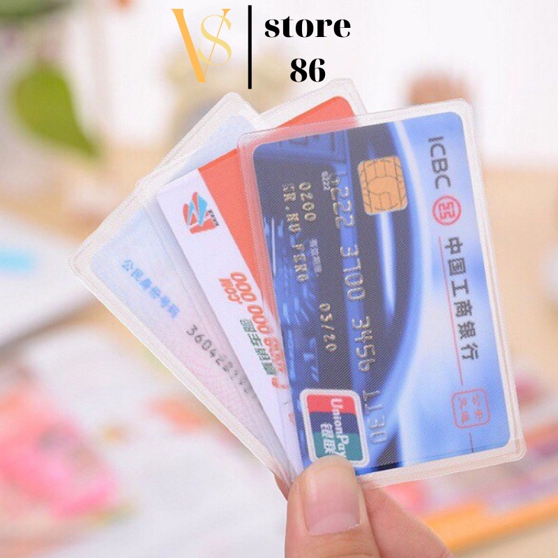Túi đựng thẻ căn cước công dân, bằng lái xe, ATM, Card visit, CMND (trong suốt)