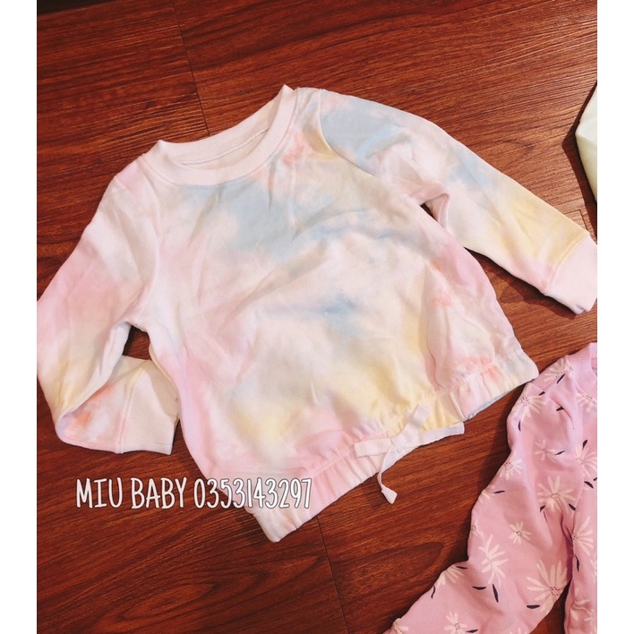 Áo hoodie nỉ da cá bé gái 3 màu xuat du xịn