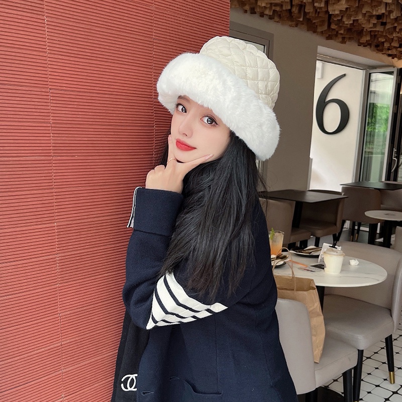 Mũ bucket phong cách Hàn Quốc thời trang thu đông cho nữ