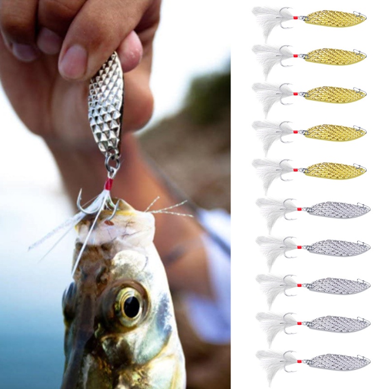 QQ Mồi Câu Cá 3D Bằng Kim Loại Có Mắt Xoay 2 Trong Một