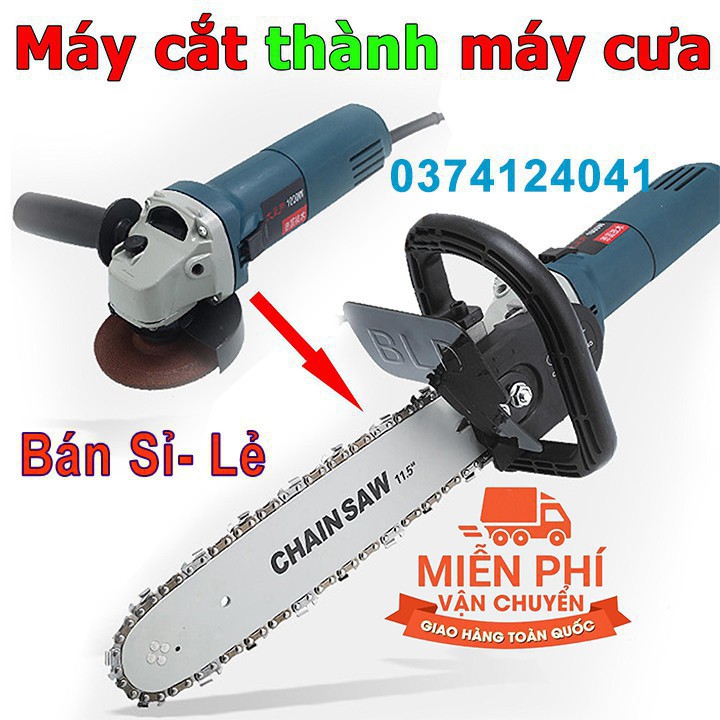 Trọn Bộ Lưỡi Cưa Xích Gắn Máy Mài