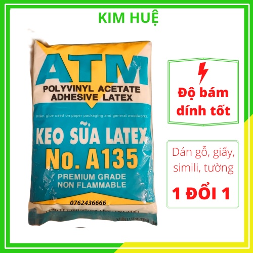 Keo sữa dán thảm simili trải sàn , giấy dán tường , gỗ hiệu ATM Latex .A135