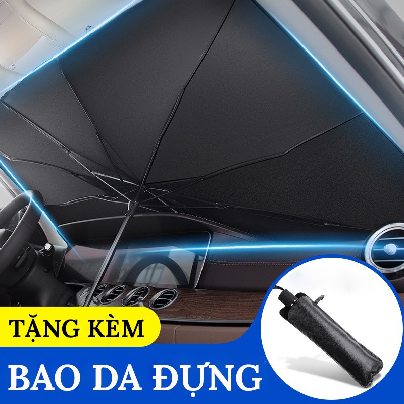 Dù Che Nắng Kính Lái Ô Tô (Tặng BAO DA) – Chống Nắng Nóng, Chống UV, Bảo Vệ Nội Thất Xe