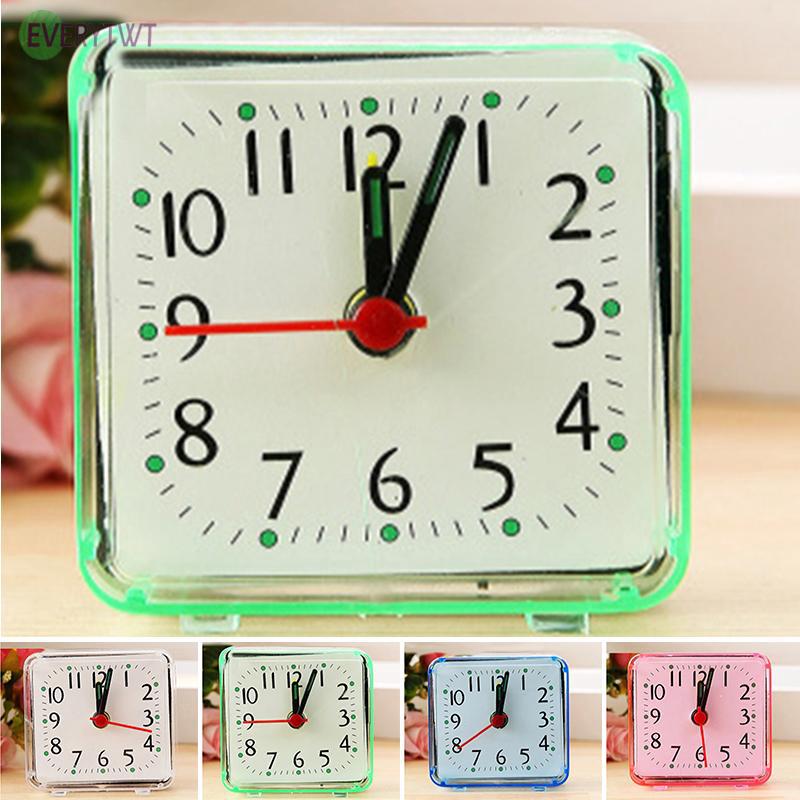 Đồng hồ báo thức cầm tay hình vuông dễ thương
