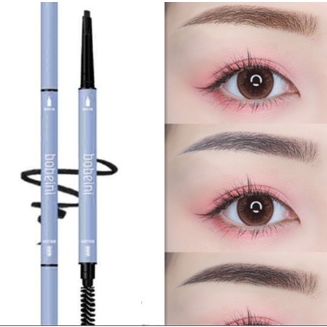 Chì kẻ mày 2 trong 1 / chì kẻ mày / không thấm nước, không thấm mồ hôi, lâu trôi, không dễ phai, Chì kẻ mày siêu mảnh hai đầu / chì kẻ mày tích hợp