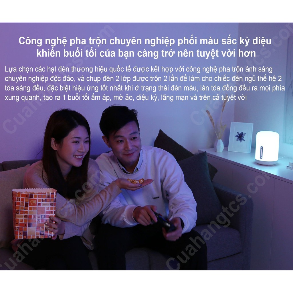 [Mã SKAMPUSHA8 giảm 8% đơn 300K] Đèn ngủ đầu giường Mijia 2 Đèn ngủ thông minh Xiaomi