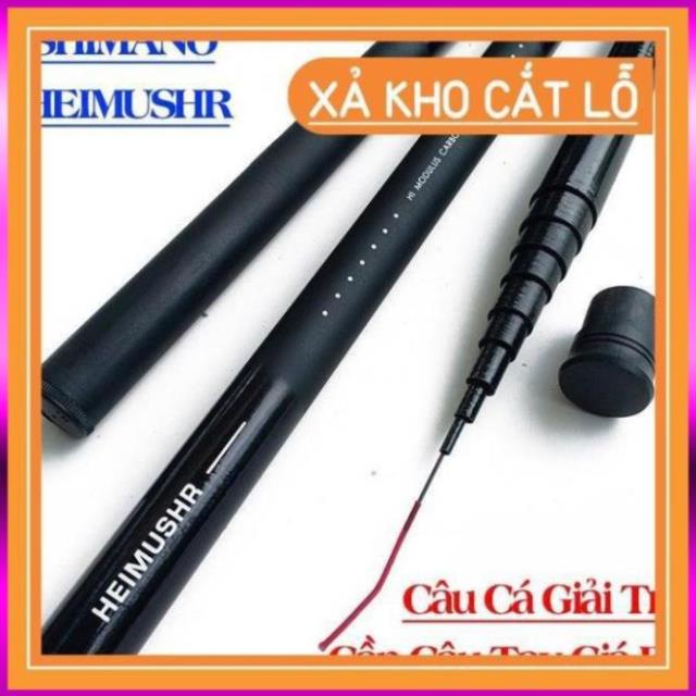 ⭐ Cần Câu Đơn Cần Câu Tay CACBON Shimano 2m7 3m6 4m5 5m4