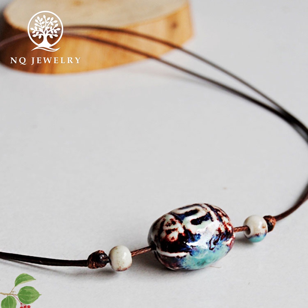 Dây chuyền lu thống gốm sứ - NQ Jewelry