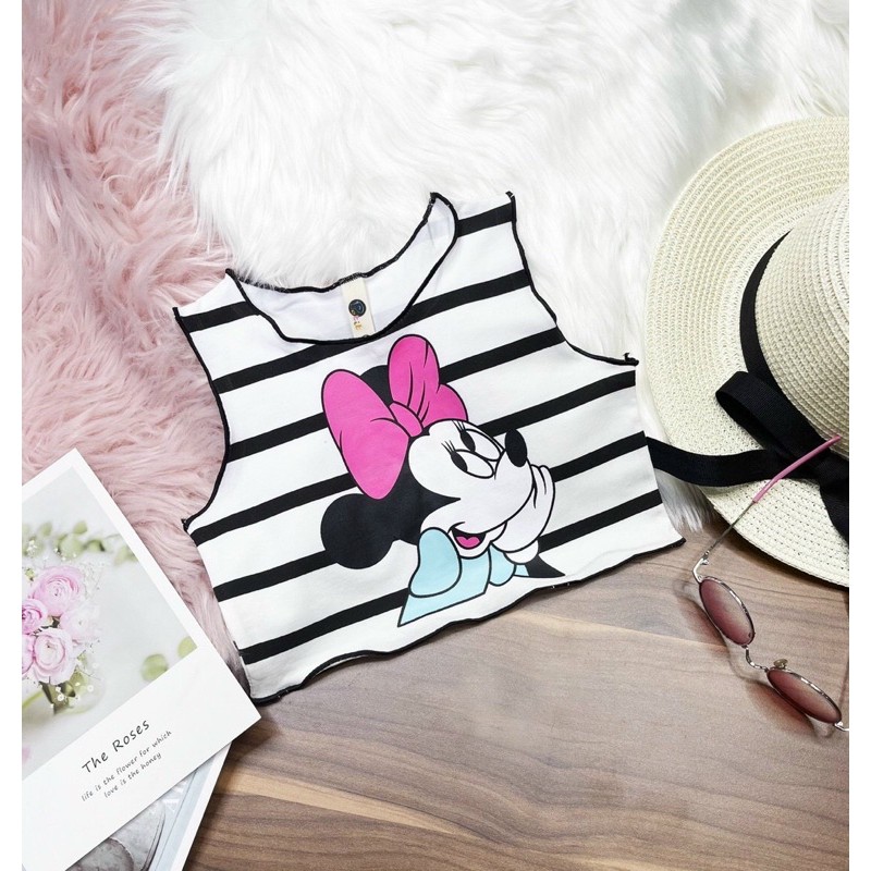 🌸 ÁO CROPTOP BÉ GÁI SIÊU ĐẸP