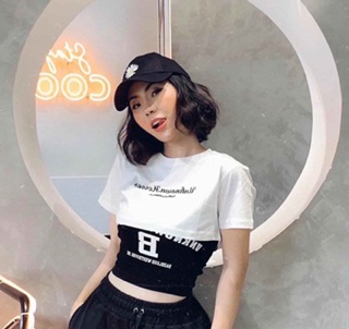 SET HAI ÁO CROPTOP THÊU