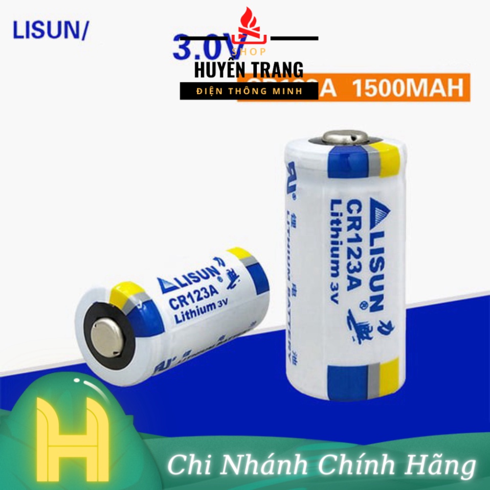 Pin CR123A 3V Lithium CR123A 3V Hãng Lisun, Pin CR123A dùng cho máy ảnh film