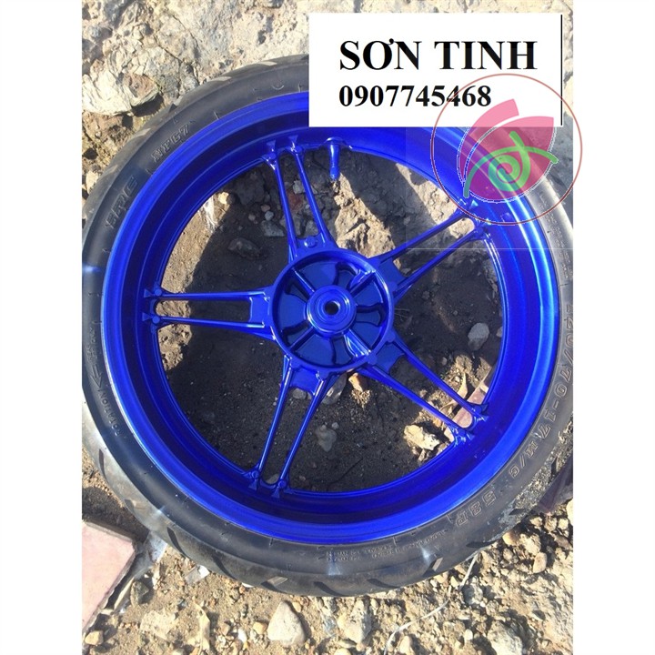 Combo Sơn màu xanh GP Samurai màu xanh tím đậm Y3973