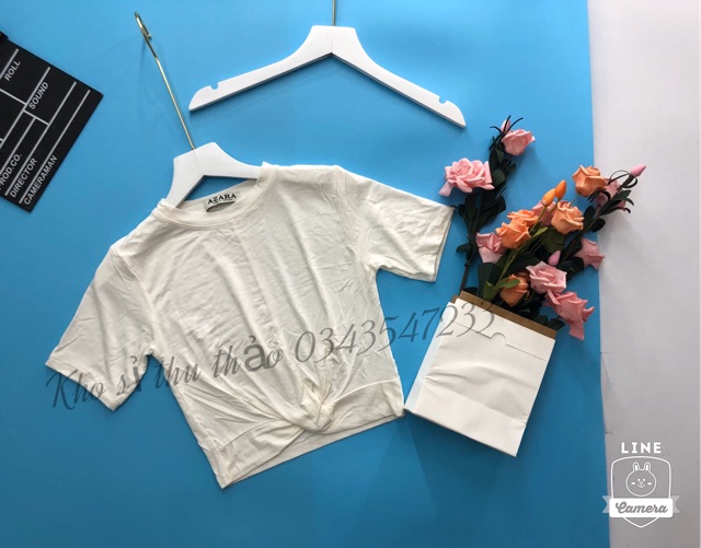 Áo xoắn eo kèm hình thật fee size 40-54kg