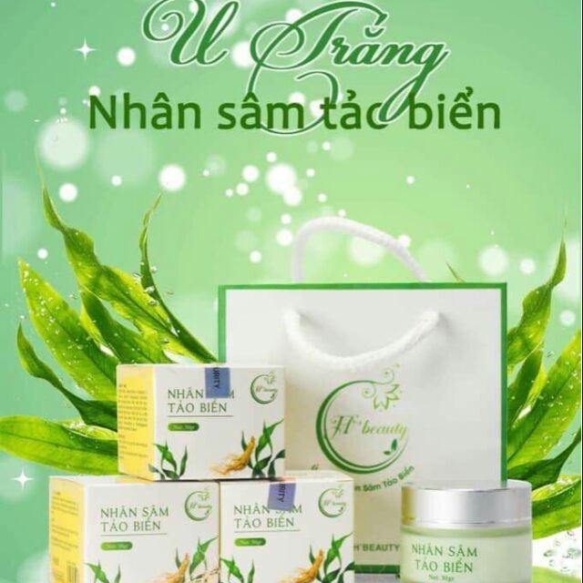 Ủ trắng nhân sâm tảo biển