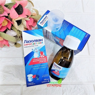 Siro long đờm Lazolvan Nga 100ml (Ho Nga) (0m+)