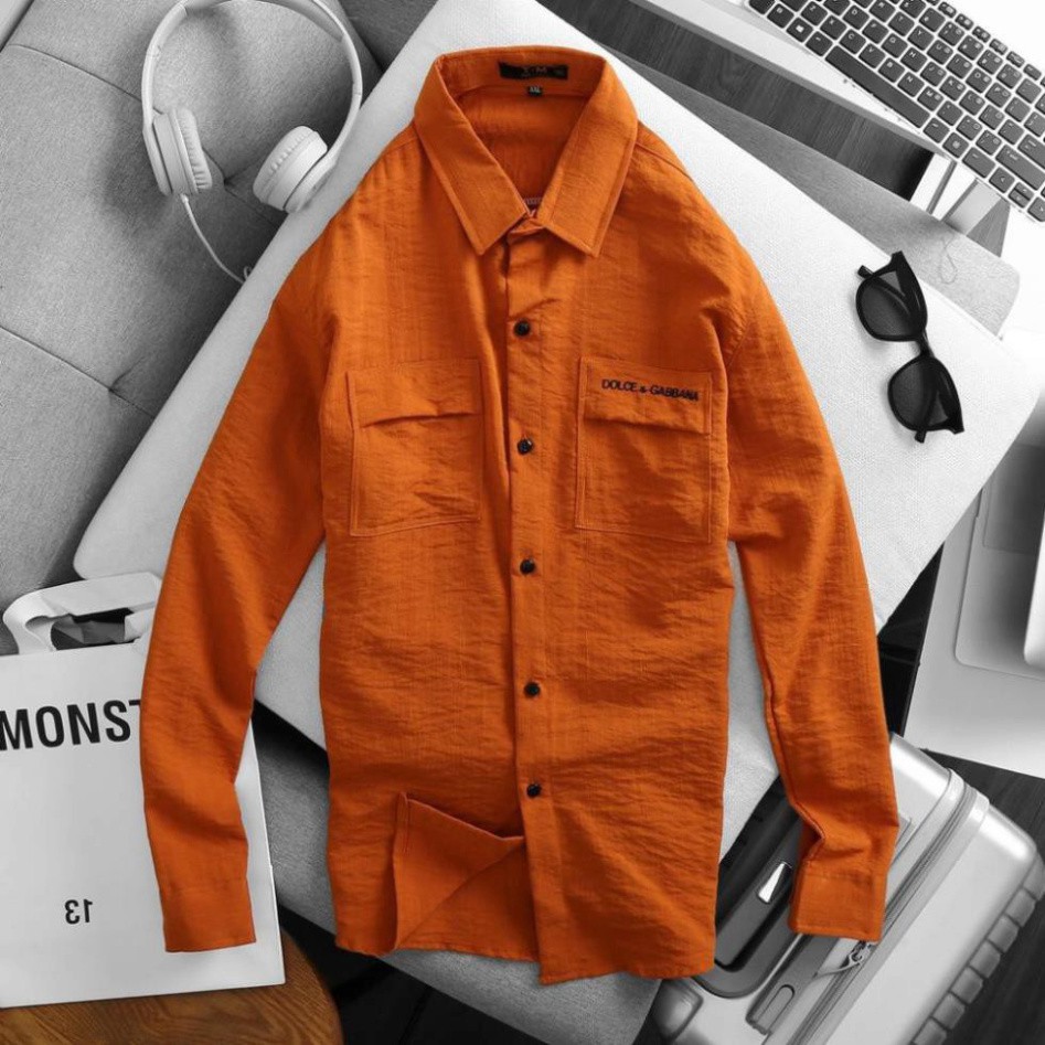 Áo Sơ Mi Vải Đũi Dài Tay Mát Mịn Không Nhăn Không Phai Không Xù Thoáng Mát, Thấm Hút, Kiểu Dáng Trẻ Trung | BigBuy360 - bigbuy360.vn