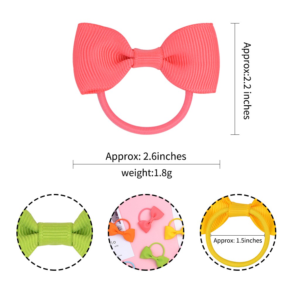 Bộ 2 dây buộc tóc mini KIDSBOWS cho trẻ em