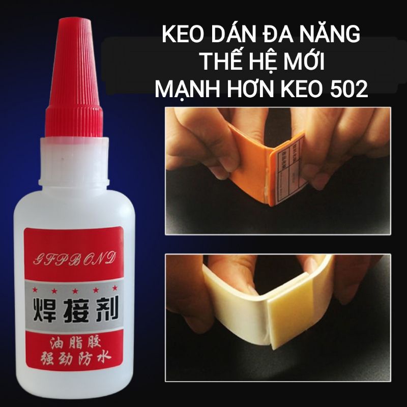Keo Dán Siêu Dính Đa Năng Dán Tốt Mọi Vật Liệu
