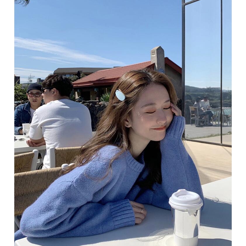 Áo Sweater Cổ Tròn Màu Sắc Kẹo Ngọt Phong Cách Hàn Quốc | BigBuy360 - bigbuy360.vn