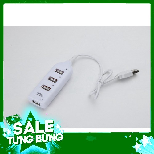 SeO GIA BAT NGO  Hub chia cổng USB thành 4 cổng (MÀU TRẮNG) MỚI NHẤT MỚI