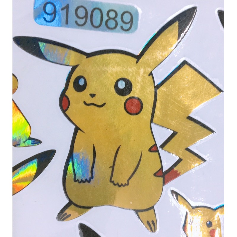 Tem hình dám 7 màu PIKACHU siêu đẹp (11cm)