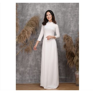 Áo dài học sinh lụa tây thi( ảnh thật)