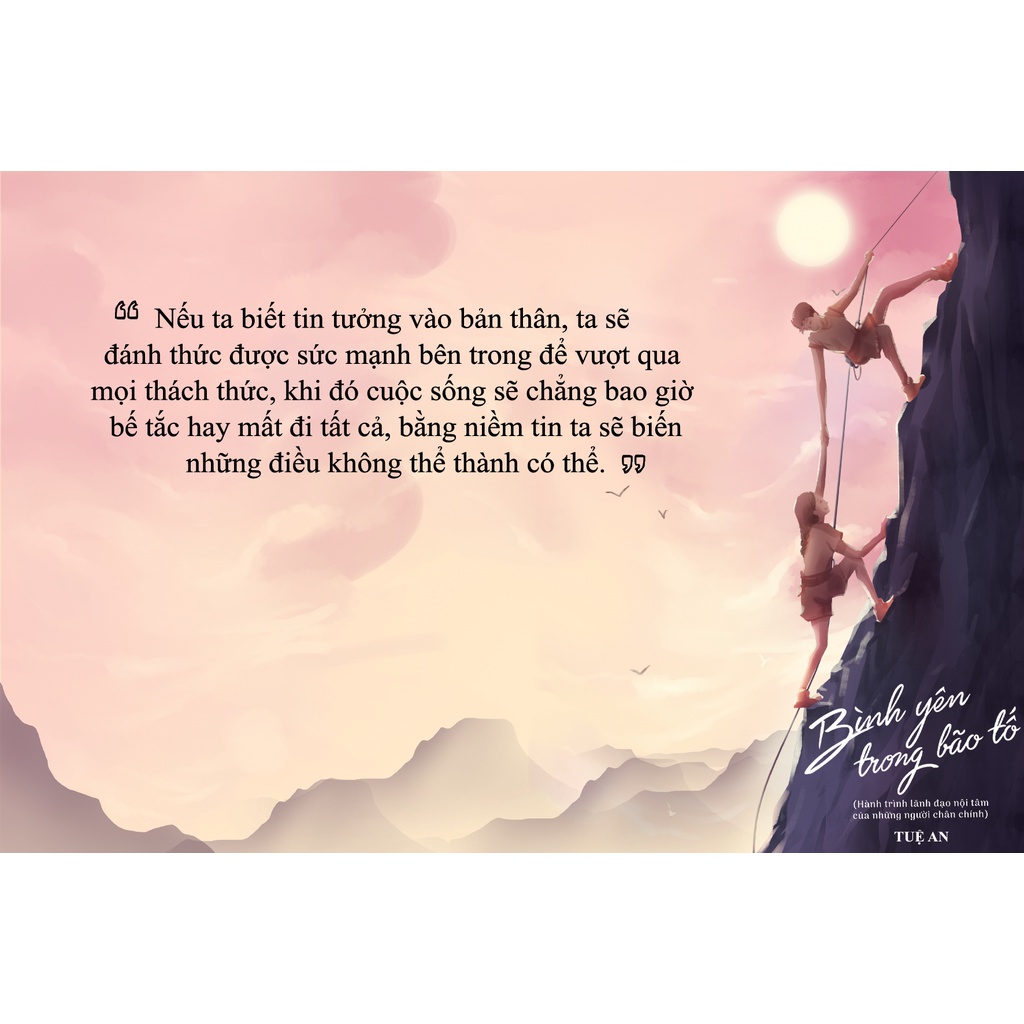 Bộ 15 Thẻ Quà Tặng Truyền Cảm Hứng - Bình Yên Trong Bão Tố