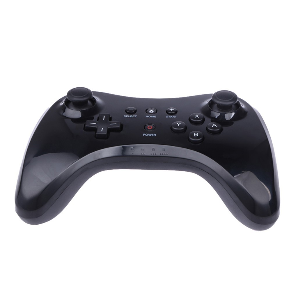 (Đang Bán) Bộ Tay Cầm Chơi Game Không Dây Kết Nối Bluetooth Màu Trắng / Đen Cho Nintendo Wii U