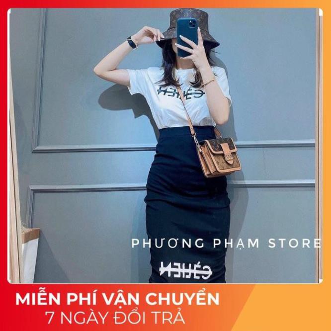 [ 𝐅𝐑𝐄𝐄 𝐒𝐇𝐈𝐏 ] Set Thêu Chữ Mix Chân Váy Bút Chì