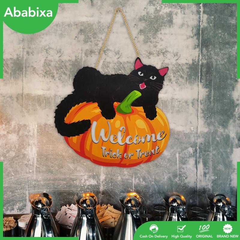 Bảng Gỗ Treo Trang Trí Chủ Đề Halloween Độc Đáo