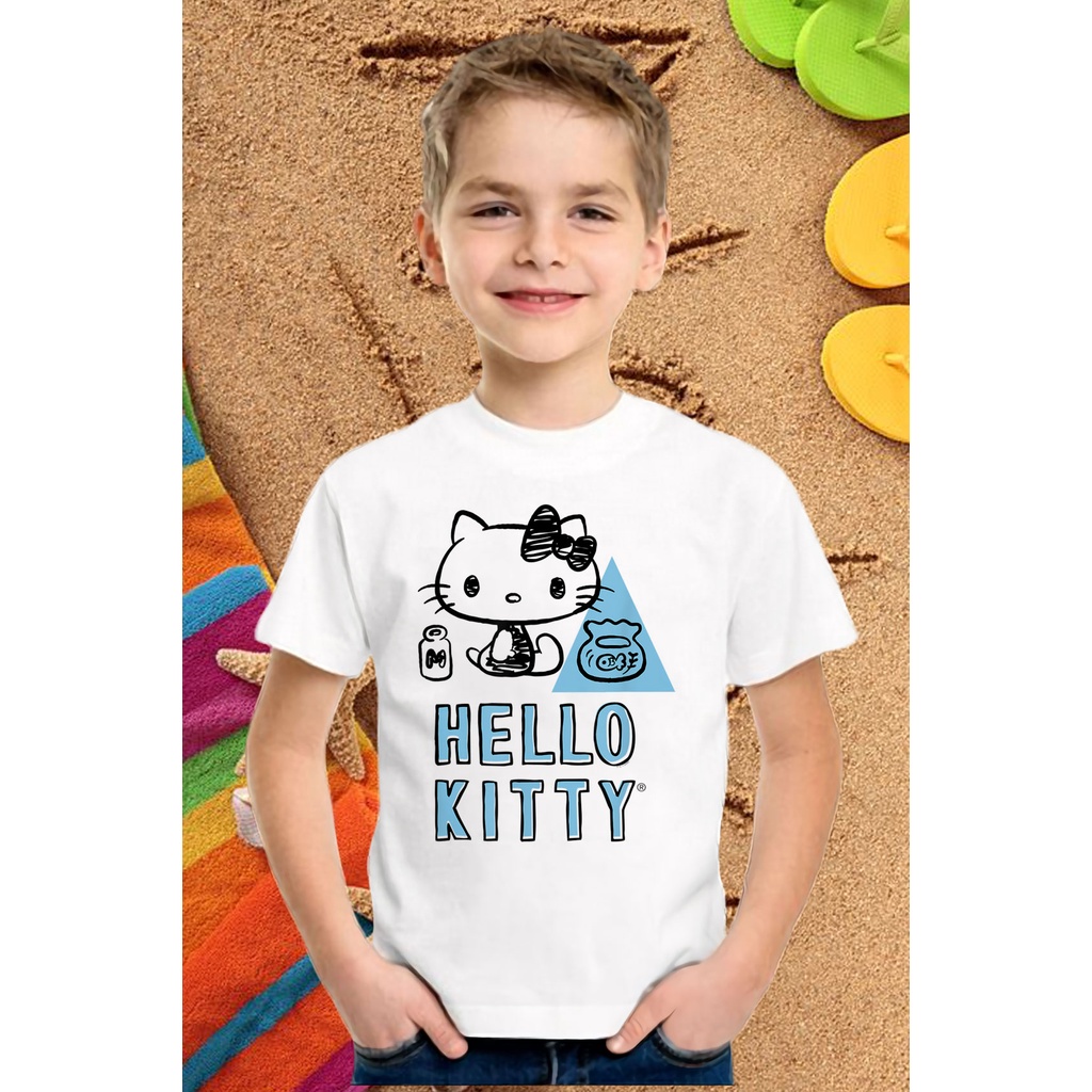 ÁO PHÔNG NỮ HELLO KITTY IN HÌNH HOẠT HÌNH CỰC ĐÁNG YÊU CHẤT LIỆU VẢI THOÁNG MÁT CÓ ĐỦ SIZE - 481