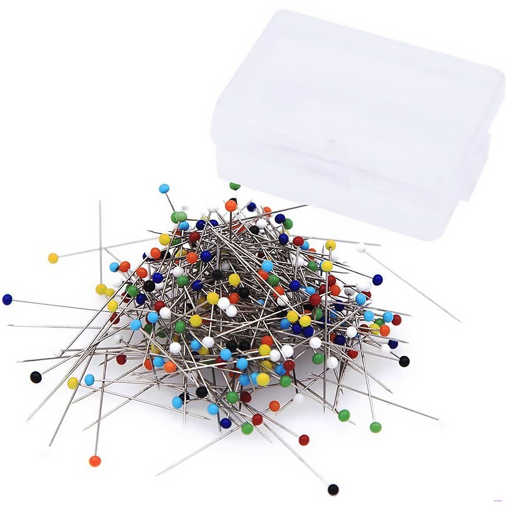 Set 250 Kim Ghim Đầu Tròn Nhiều Màu