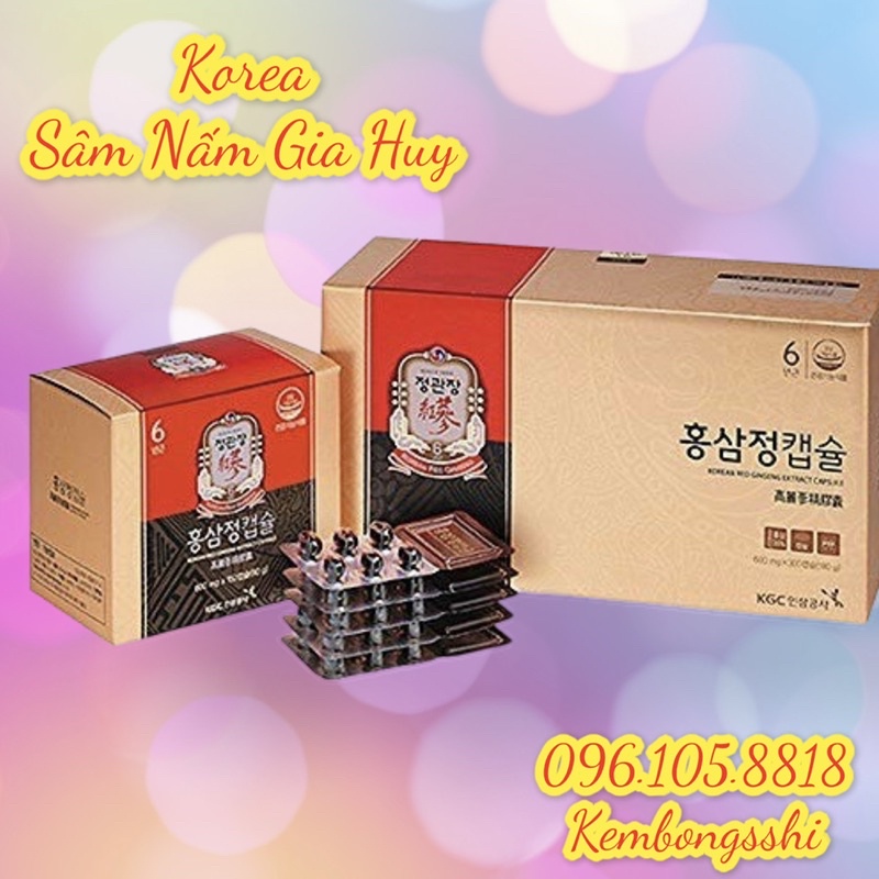 Viên hồng sâm KGC Cheong Kwan Jang KRG Extract Capsule 300 viên