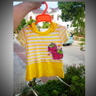Áo cotton QC nhiều màu cho bé