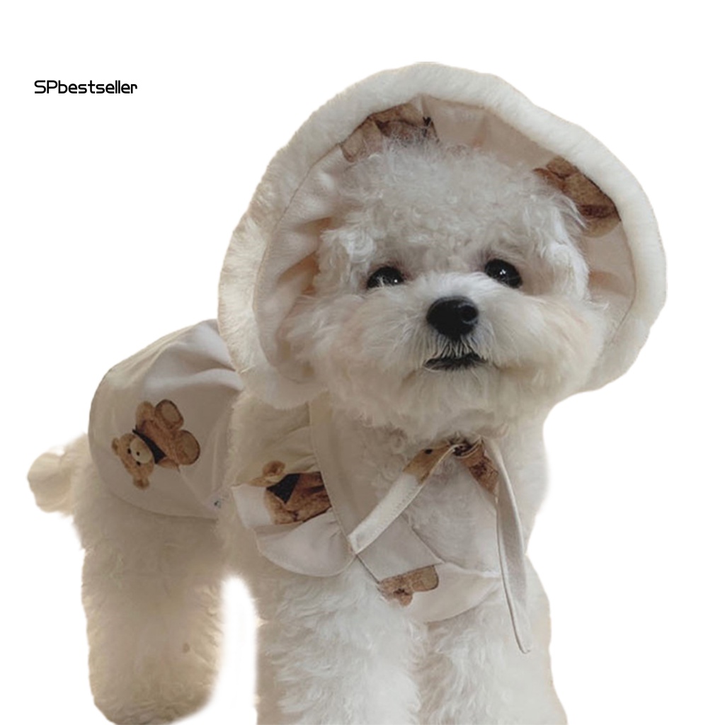 Mũ Đội Đa Năng In Họa Tiết Gấu / Chó Hoạt Hình 2 Màu Tùy Chọn