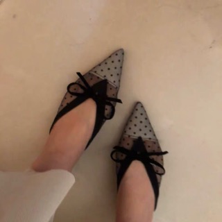 Sục lưới nơ chấm bi