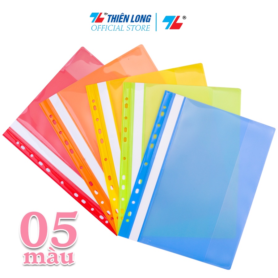 Bìa Acco A4 Thiên Long Flexofice - Bìa đẹp, nhựa PP, mặt trên trong suốt, thuận tiện lưu trữ tài liệu FO - PPFFA4