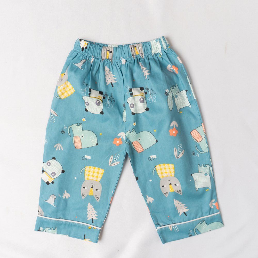 Bộ đồ ngủ pyjama chất liệu cotton cao cấp họa tiết siêu dễ thương cho bé BR20017