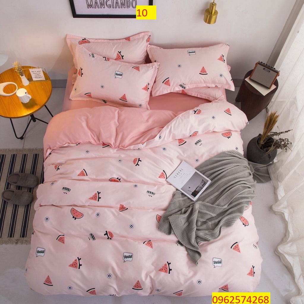 (Giảm 10% Nhập HLFS0805) Bộ Chăn ga gối cotton poly | BigBuy360 - bigbuy360.vn