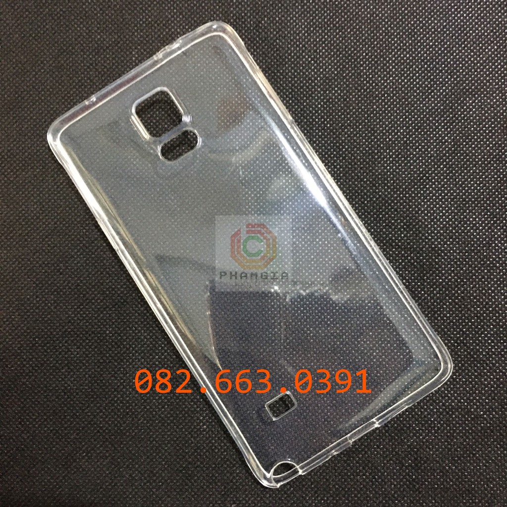 Ốp lưng Samsung Note 4 dẻo trong suốt siêu bền siêu đẹp